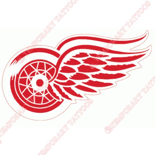 Detroit Red Wings Customize Temporary Tattoos Stickers NO.146